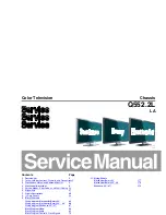 Предварительный просмотр 1 страницы Philips 32PFL7606D Service Manual