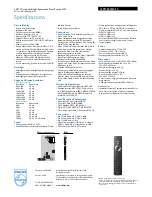 Preview for 3 page of Philips 32PFL8404H Specifications