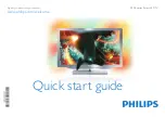 Philips 32PFL9606H Quick Start Manual preview