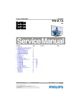 Preview for 1 page of Philips 32PHA4509S/40 Service Manual