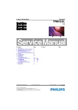 Preview for 1 page of Philips 32PHD5301/55 Service Manual