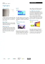 Preview for 2 page of Philips 32PHH4109 Specifications