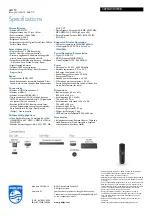 Preview for 3 page of Philips 32PHH4109 Specifications