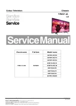 Preview for 1 page of Philips 32PHT5102/56 Service Manual