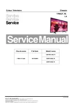 Preview for 1 page of Philips 32PHT5102 Service Manual