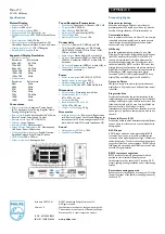 Предварительный просмотр 2 страницы Philips 32PM8822 Specifications