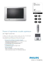 Philips 32PW8751 (French) Specifications preview