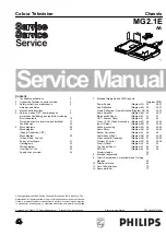 Philips 32PW9523-05R Service Manual preview