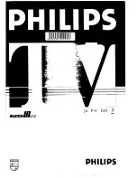 Preview for 1 page of Philips 32PW962B User Manual