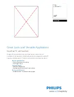 Preview for 1 page of Philips 32ST2300 Specifications