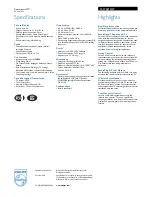 Preview for 2 page of Philips 32ST6210 Specifications