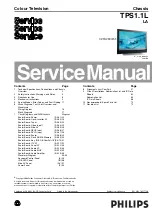 Preview for 1 page of Philips 32TA2800/55 Service Manual