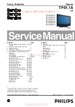 Preview for 1 page of Philips 32TA2800/93 Service Manual