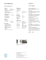 Preview for 2 page of Philips 33PT5441 Technical Specifications