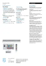 Preview for 2 page of Philips 34PT3225 Specification Sheet