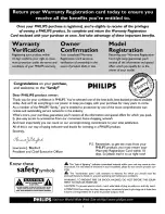 Preview for 2 page of Philips 34PW850H Directions For Use Manual