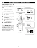 Preview for 8 page of Philips 34PW850H Directions For Use Manual