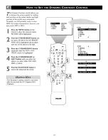 Preview for 14 page of Philips 34PW850H Directions For Use Manual