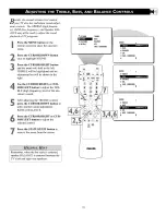 Preview for 15 page of Philips 34PW850H Directions For Use Manual