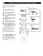 Preview for 24 page of Philips 34PW850H Directions For Use Manual