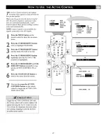 Preview for 27 page of Philips 34PW850H Directions For Use Manual