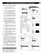 Preview for 33 page of Philips 34PW850H Directions For Use Manual