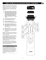 Preview for 47 page of Philips 34PW850H Directions For Use Manual