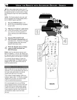 Preview for 48 page of Philips 34PW850H Directions For Use Manual