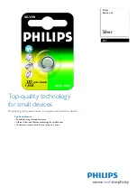 Preview for 1 page of Philips 357 Brochure