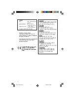 Preview for 3 page of Philips 3600D (Romanian) Manual De Utilizare