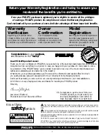 Preview for 2 page of Philips 36RF82S Directions For Use Manual