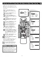 Предварительный просмотр 25 страницы Philips 36RF82S399 Directions For Use Manual