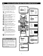 Предварительный просмотр 34 страницы Philips 36RF82S399 Directions For Use Manual