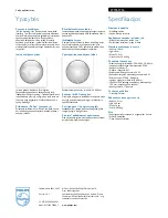 Preview for 2 page of Philips 372593116 Specifications