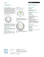 Preview for 2 page of Philips 374188616 Specifications