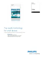 Preview for 1 page of Philips 377 Brochure