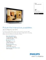 Preview for 1 page of Philips 37HF7544D Specifications