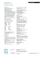 Preview for 3 page of Philips 37HFL5560D Specifications