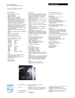 Preview for 3 page of Philips 37HFL5682D Specifications