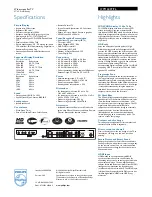 Preview for 2 page of Philips 37PF1600T/96 Specifications