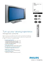 Preview for 1 page of Philips 37PF7521D Brochure