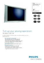Preview for 1 page of Philips 37PF9946 Specifications