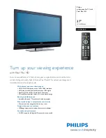 Philips 37PFL5322 Brochure preview