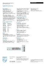 Preview for 3 page of Philips 37PFL7312 Specifications