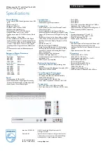 Preview for 3 page of Philips 37PFL7332 - annexe 1 Specifications