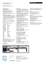 Preview for 3 page of Philips 37PFL7403D Specifications