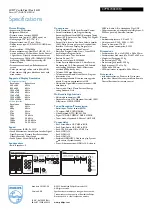 Preview for 3 page of Philips 37PFL7403H Specifications