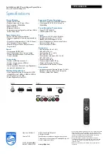 Preview for 3 page of Philips 39PFL3008D Specifications