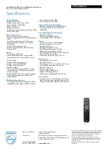 Preview for 3 page of Philips 39PFL3088H Specifications