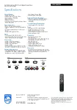 Preview for 3 page of Philips 39PFL4008 Specifications